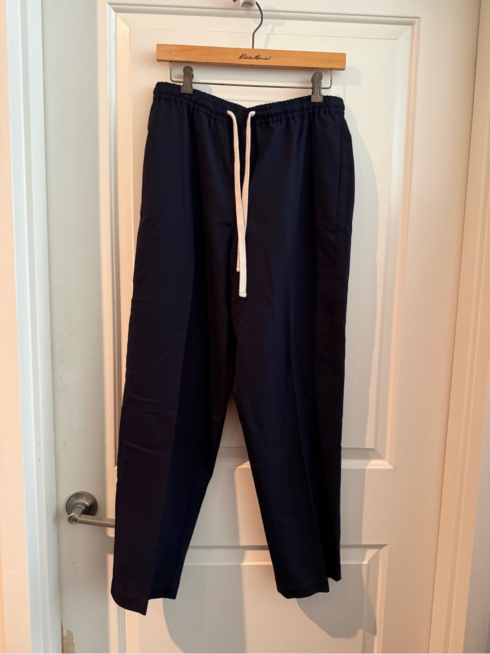 J. Crew Women's Navy Drawstring Trousers
